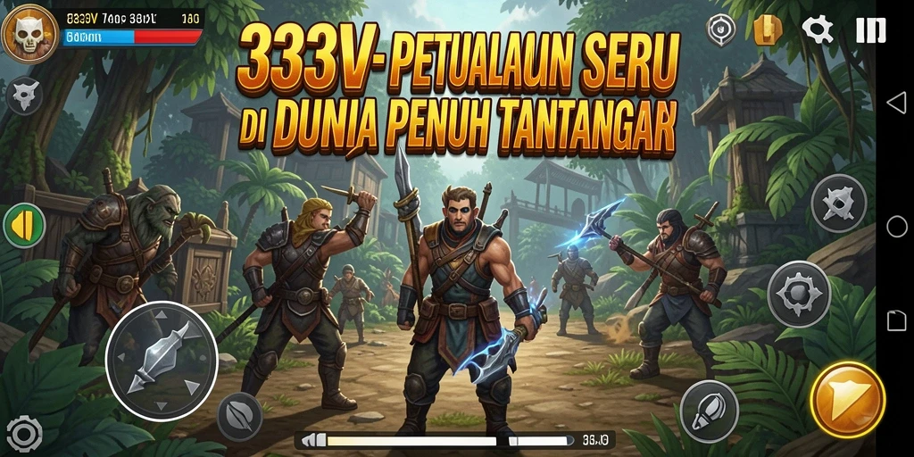Tampilan gameplay 333V yang menegangkan dan penuh aksi.