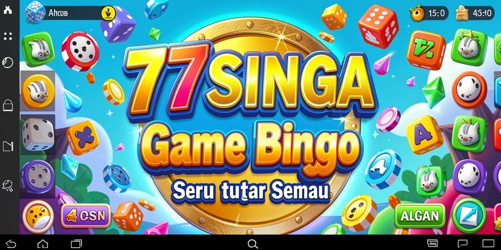 Tampilan gameplay Bingo yang menarik di 77SINGA.