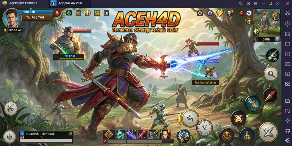 Tangkapan layar utama ACEH4D menampilkan aksi gameplay SLG yang seru.