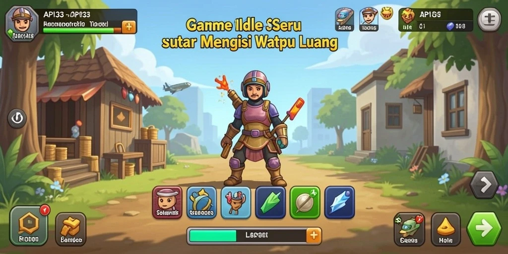 Tampilan gameplay seru dan santai dari API33.