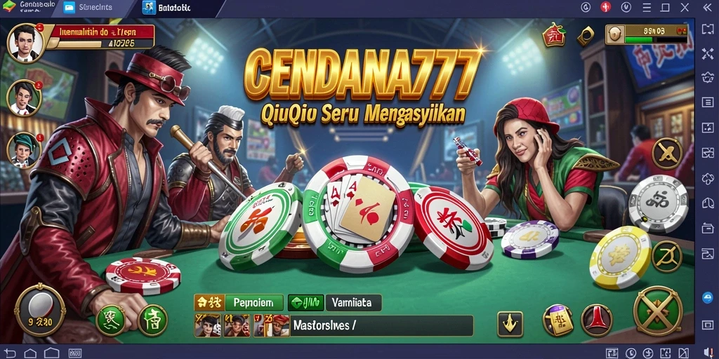 Screenshot gameplay seru CENDANA777 dalam QiuQiu