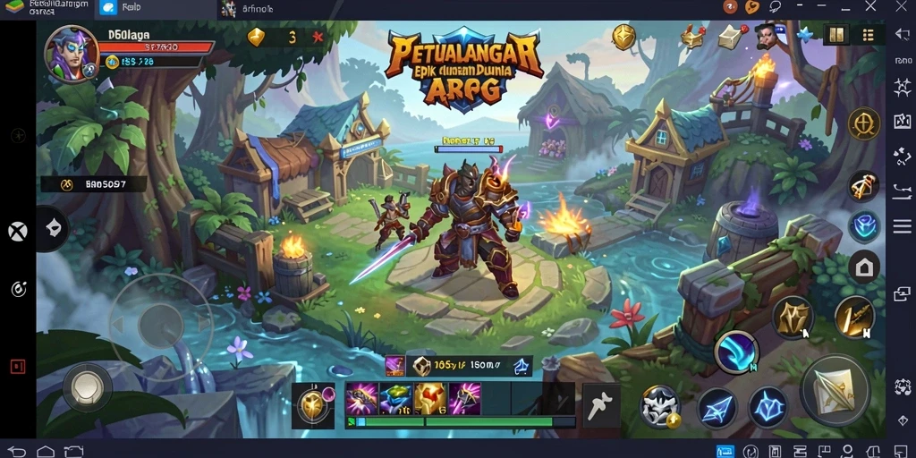 Gambaran gameplay D06 dengan aksi mendebarkan di dunia ARPG.