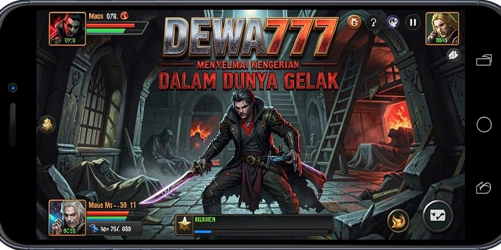 Screenshot gameplay DEWA777 yang menyeramkan dan atmosfer menegangkan.