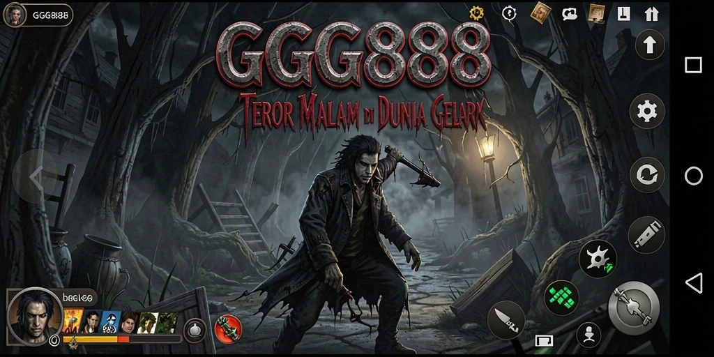 Tampilan gameplay GGG888 yang menakutkan dan mendebarkan.