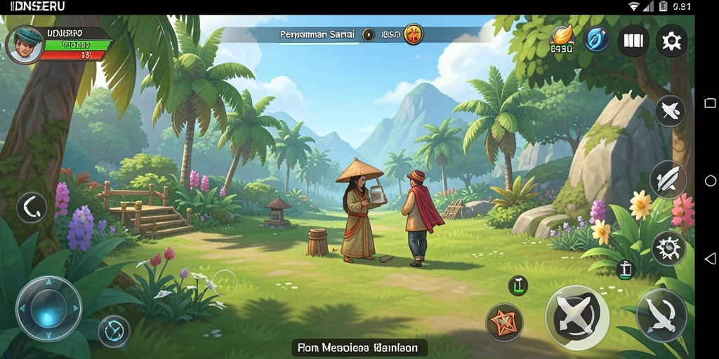 Screenshot IDNSERU menampilkan gameplay yang ceria dan mengasyikkan.
