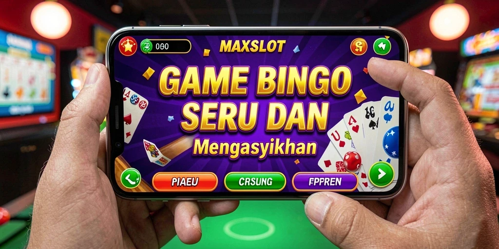 Tampilan gameplay seru dalam game Bingo MAXSLOT.