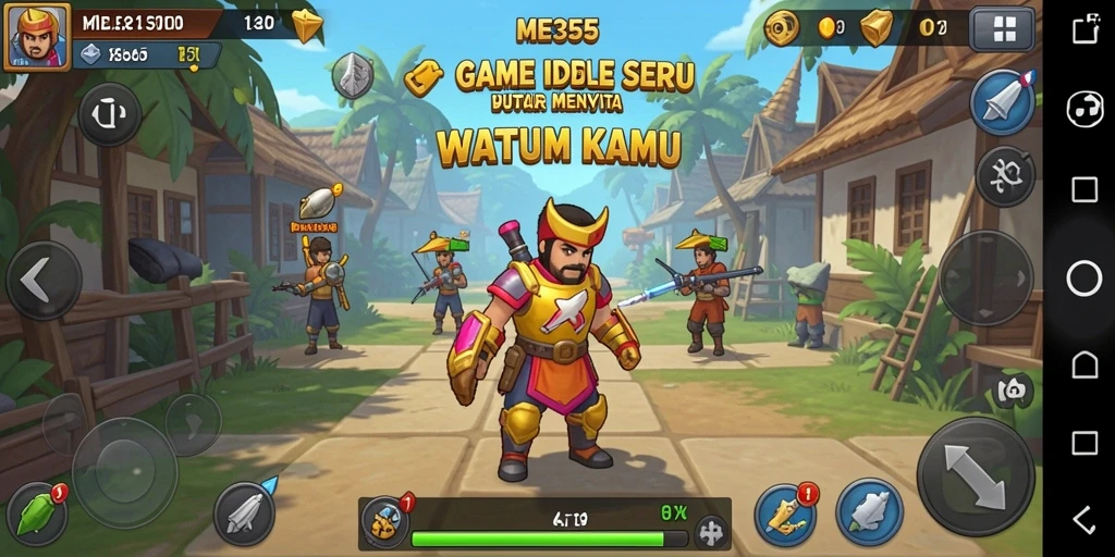 Tampilan gameplay ME355 yang menarik dan interaktif.