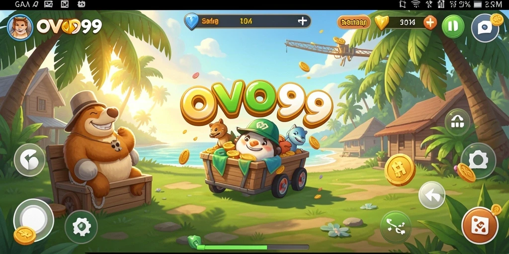 Screenshot gameplay OVO99 yang seru dan menghibur.