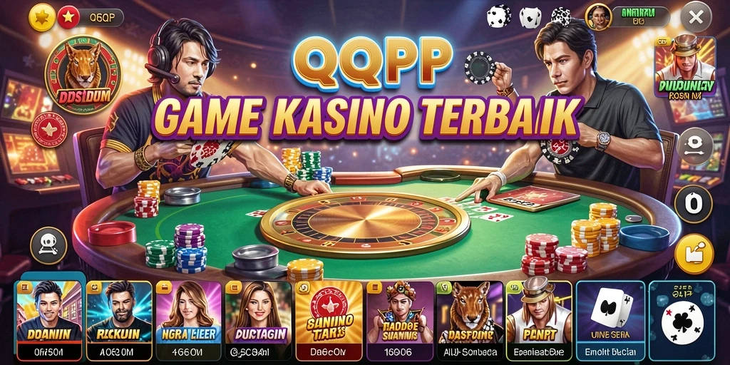Gameplay QQRP yang menarik dengan fitur kasino yang menawan.