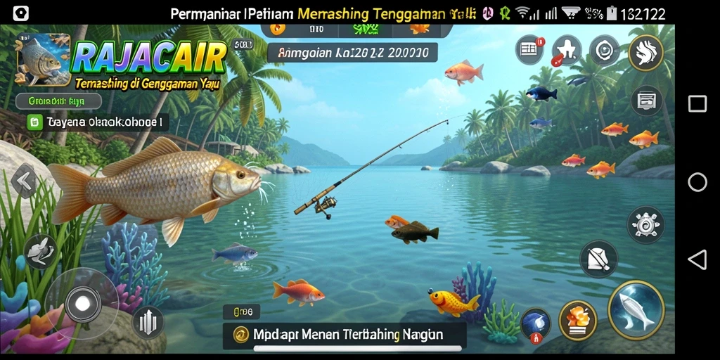Tampilan menarik dari gameplay RAJACAIR yang memukau.