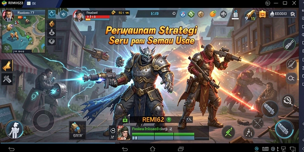 Tampilan gameplay <strong>REMI62</strong> yang penuh strategi dan taktik.