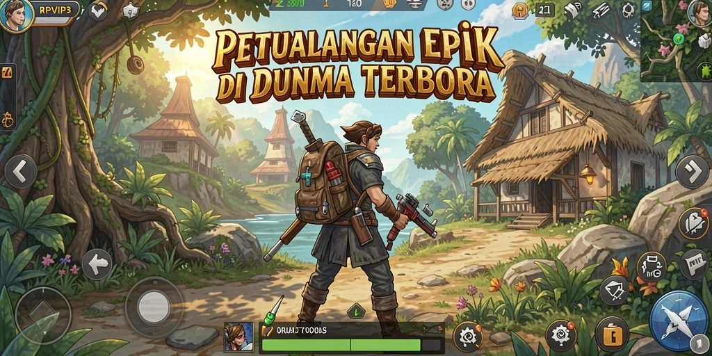 Gameplay RPVIP3 yang menantang dan penuh petualangan.