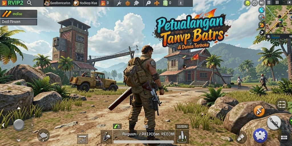 Tampilan gameplay menarik dengan eksplorasi dunia terbuka.