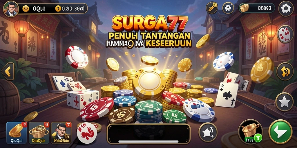 Tampilan gameplay SURGA77 yang menarik dan seru.