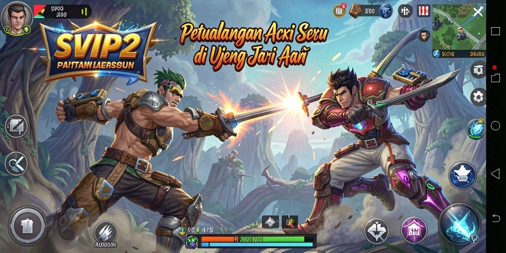 Tampilan gameplay menarik dari SVIP2 dengan aksi yang mendebarkan.