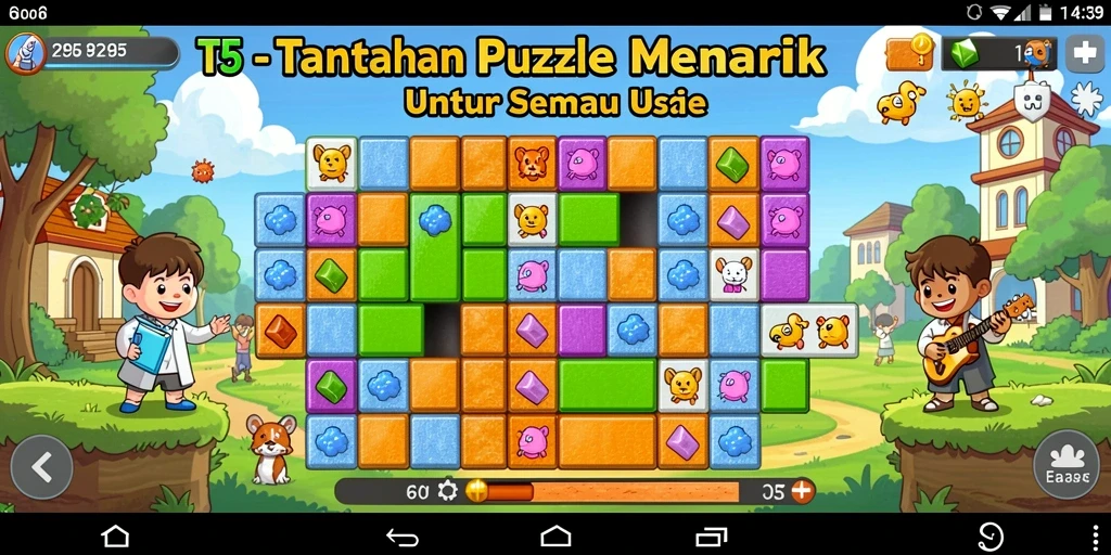 Tampilan gameplay menantang dan menarik pada T6.