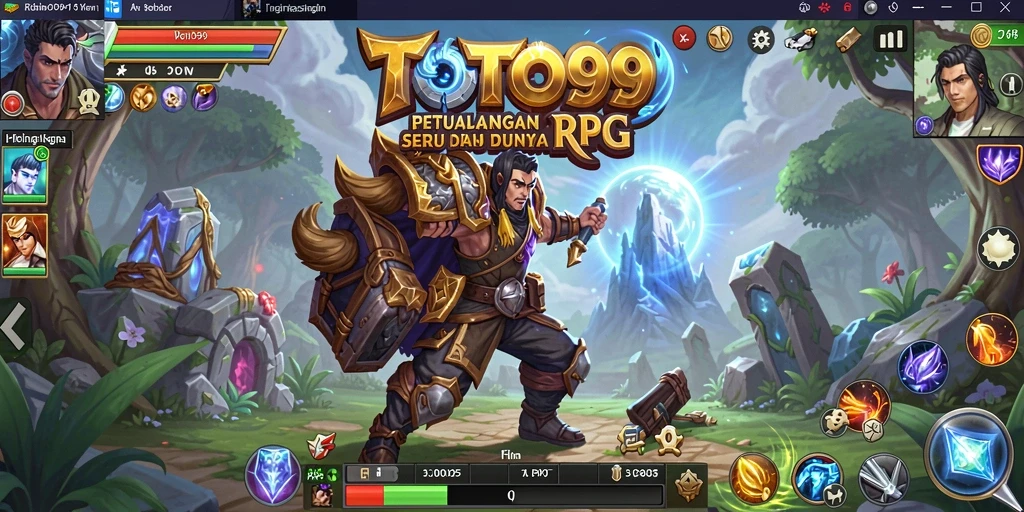 Screenshot gameplay TOTO99 menampilkan karakter dalam aksi RPG yang mendebarkan.