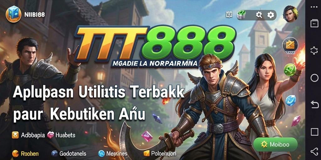Tampilan antarmuka TTT888 yang sederhana dan fungsional.